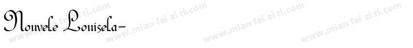 Nouvele Louisela字体转换